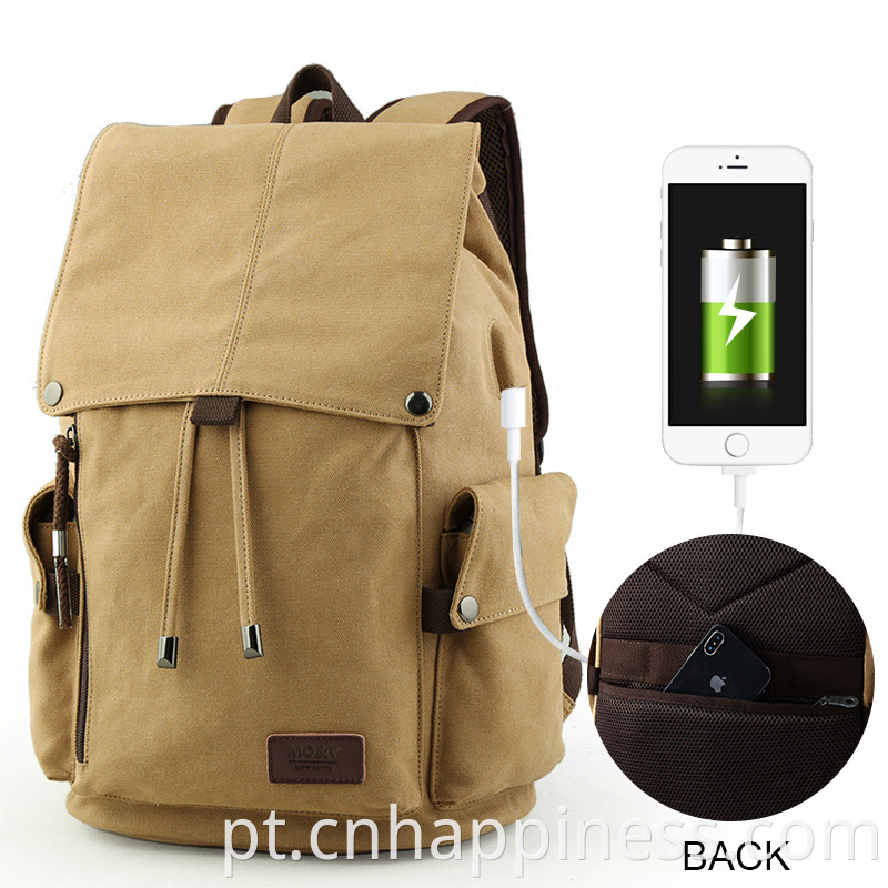 Mochilas de caminhada para caminhadas de negócios ao ar livre de lazer grandes carregam mochila de lona de computadores de viagem Backpack